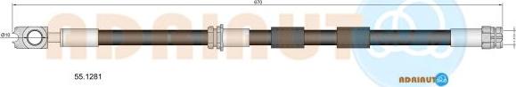Adriauto 55.1281 - Flessibile del freno autozon.pro
