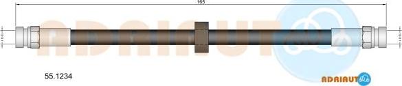 Adriauto 55.1234 - Flessibile del freno autozon.pro