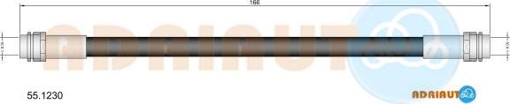 Adriauto 55.1230 - Flessibile del freno autozon.pro