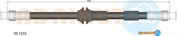 Adriauto 55.1233 - Flessibile del freno autozon.pro