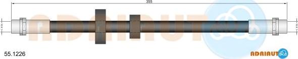 Adriauto 55.1226 - Flessibile del freno autozon.pro