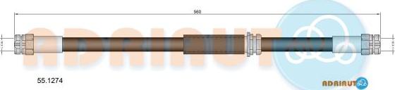 Adriauto 55.1274 - Flessibile del freno autozon.pro