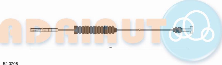 Adriauto 52.0208 - Cavo comando, Freno stazionamento autozon.pro