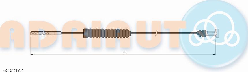 Adriauto 52.0217.1 - Cavo comando, Freno stazionamento autozon.pro