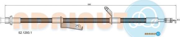 Adriauto 52.1293.1 - Flessibile del freno autozon.pro