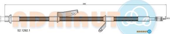 Adriauto 52.1292.1 - Flessibile del freno autozon.pro