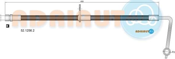 Adriauto 52.1256.2 - Flessibile del freno autozon.pro