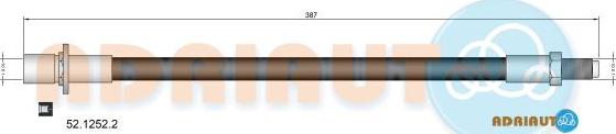 Adriauto 52.1252.2 - Flessibile del freno autozon.pro