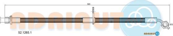 Adriauto 52.1265.1 - Flessibile del freno autozon.pro