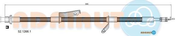 Adriauto 52.1266.1 - Flessibile del freno autozon.pro