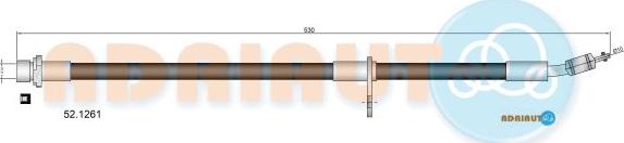 Adriauto 52.1261 - Flessibile del freno autozon.pro