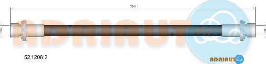Adriauto 52.1208.2 - Flessibile del freno autozon.pro