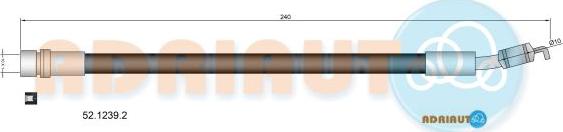 Adriauto 52.1239.2 - Flessibile del freno autozon.pro