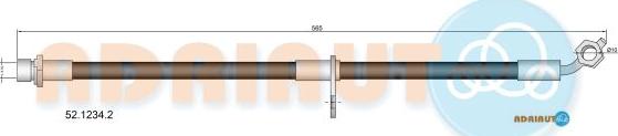 Adriauto 52.1234.2 - Flessibile del freno autozon.pro