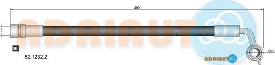 Adriauto 52.1232.2 - Flessibile del freno autozon.pro