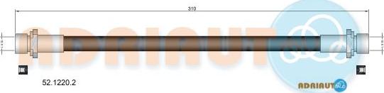 Adriauto 52.1220.2 - Flessibile del freno autozon.pro