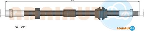 Adriauto 57.1235 - Flessibile del freno autozon.pro