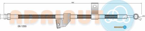 Adriauto 09.1255 - Flessibile del freno autozon.pro