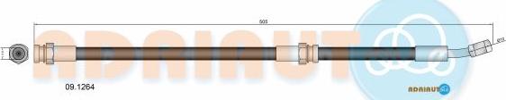 Adriauto 09.1264 - Flessibile del freno autozon.pro