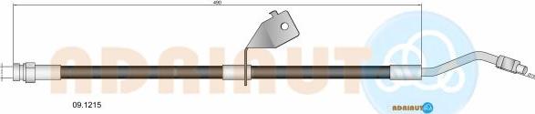 Adriauto 09.1215 - Flessibile del freno autozon.pro