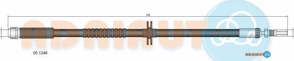 Adriauto 05.1246 - Flessibile del freno autozon.pro