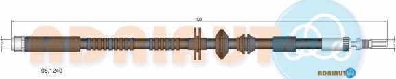 Adriauto 05.1240 - Flessibile del freno autozon.pro