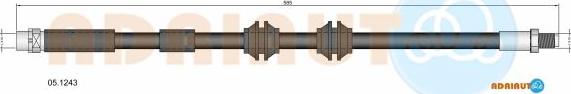 Adriauto 05.1243 - Flessibile del freno autozon.pro