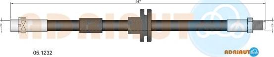 Adriauto 05.1232 - Flessibile del freno autozon.pro