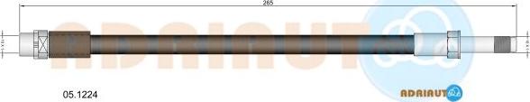 Adriauto 05.1224 - Flessibile del freno autozon.pro