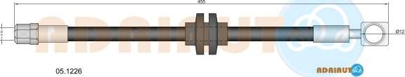 Adriauto 05.1226 - Flessibile del freno autozon.pro