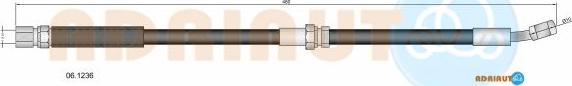 Adriauto 06.1236 - Flessibile del freno autozon.pro