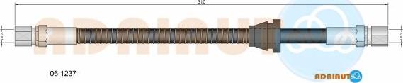 Adriauto 06.1237 - Flessibile del freno autozon.pro