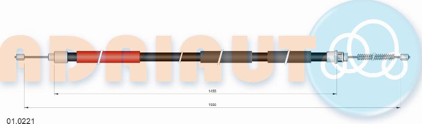 Adriauto 01.0221 - Cavo comando, Freno stazionamento autozon.pro
