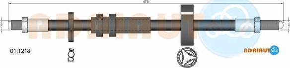 Adriauto 01.1218 - Flessibile del freno autozon.pro