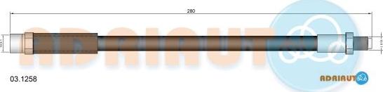 Adriauto 03.1258 - Flessibile del freno autozon.pro