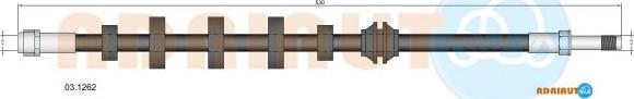 Adriauto 03.1262 - Flessibile del freno autozon.pro