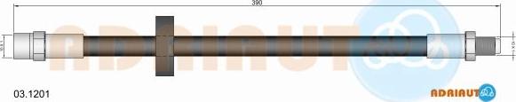 Adriauto 03.1201 - Flessibile del freno autozon.pro