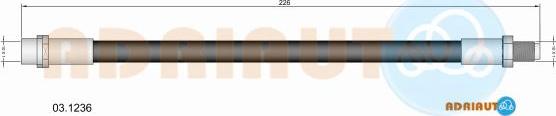 Adriauto 03.1236 - Flessibile del freno autozon.pro