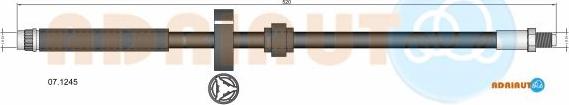 Adriauto 07.1245 - Flessibile del freno autozon.pro