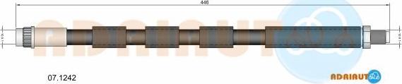 Adriauto 07.1242 - Flessibile del freno autozon.pro