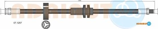 Adriauto 07.1257 - Flessibile del freno autozon.pro