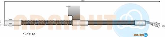 Adriauto 10.1241.1 - Flessibile del freno autozon.pro