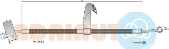 Adriauto 10.1248.1 - Flessibile del freno autozon.pro