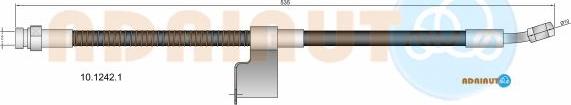 Adriauto 10.1242.1 - Flessibile del freno autozon.pro