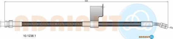 Adriauto 10.1238.1 - Flessibile del freno autozon.pro