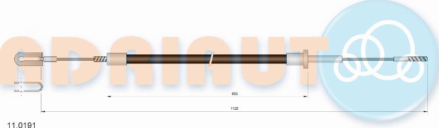 Adriauto 110.191 - Cavo comando, Comando frizione autozon.pro
