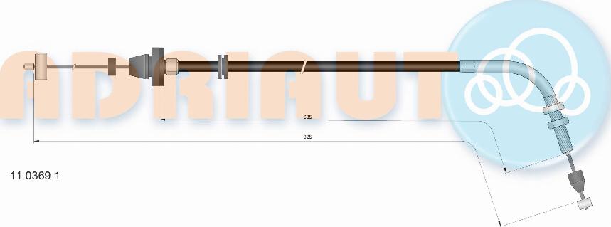 Adriauto 11.0369.1 - Cavo acceleratore autozon.pro