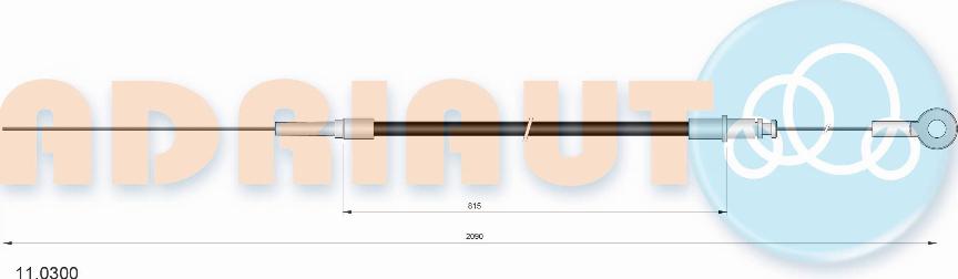 Adriauto 110.300 - Cavo acceleratore autozon.pro