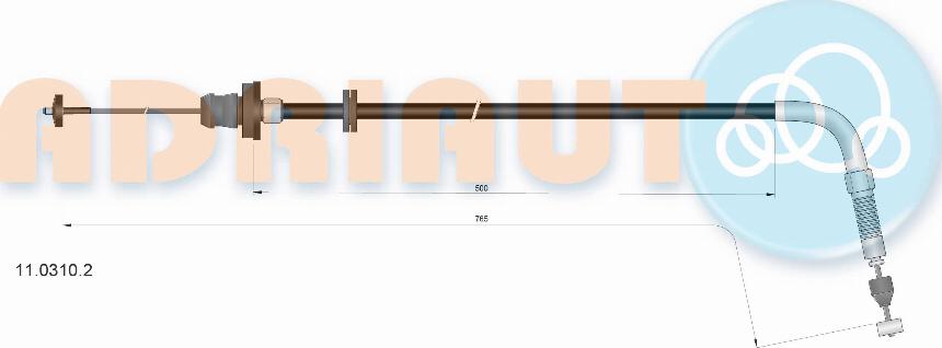 Adriauto 11.0310.2 - Cavo acceleratore autozon.pro