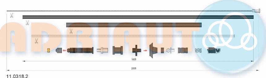 Adriauto 11.0318.2 - Cavo acceleratore autozon.pro